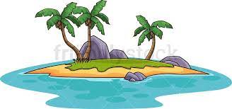 Touch device users, explore by touch or with swipe gestures. Smal Tropical Island Cartoon Clipart Vector Friendlystock In 2021 Island Cartoon Trees Cartoon Coconut Tree Cartoon