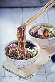 Sesame Soba Noodles With Mushroom Oriental Soup Ide Makanan Makanan