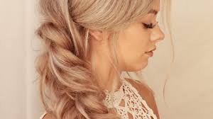 Classic loose braid is always a good choice for all girl who want to be more active and sporty. Quickie How To Full Bodied Fishtail Braid On Fine Hair Behindthechair Com