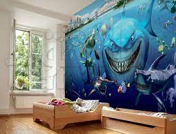 ورق حائط أطفال ثري دي نيمو غرفة نوم أطفال كرتون نيمو و دوري حجم كبير home decor decor home