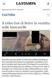 La vecchia storia del video di Belen