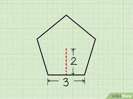 Suma de ángulos interiores de un pentágono = (5 − 2) · 180° = 540° el valor de un ángulo interior del pentágono regular es: 3 Modi Per Calcolare L Area Di Un Pentagono Wikihow