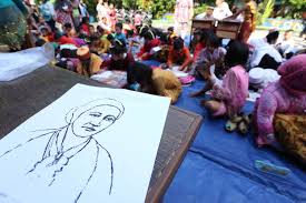 Cocok untuk puisi hari guru nasional dan perpisahan. Mewarnai Ibu Kartini Coloring And Drawing