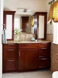 By removing two small closets and using ambient lighning, this home owners have opened up some space as well as create an illusion of larger. 30 Best Bathroom Cabinet Ideas