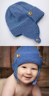 Wright Flyer Baby Aviator Hat Knitting Pattern Baby Hat Knitting Pattern Baby Aviators Knitted Hats