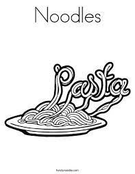 My leap year frog coloring page. Noodles Coloring Page Twisty Noodle Coloring Home