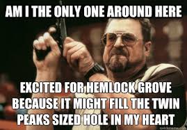 Am I The Only One Around Here Excited For Hemlock Grove Because It Might Fill The Twin Peaks Sized Hole In My Heart Am I The Only One Quickmeme