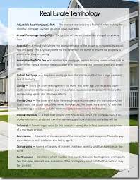 Real Estate Terminology Pdf Real Estate Tips Getting Into Real Estate Real Estate Education