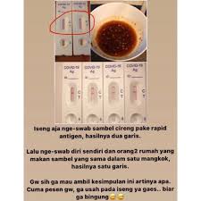 Waduh Sambal Cireng Dan Pepaya Dinyatakan Positif Covid 19
