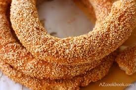 Turkish Sesame Ring Simit Az Cookbook Simit Recipe Turkish Recipes Turkish Simit Recipe