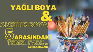 Yağlı boyanın ağır bir kokusu vardır ve tiner, terebentin gibi maddelerle kullanılır. Sevdiye Ay Soru Cevap Yagli Boya Mi Akrilik Boya Mi Ikisinin Arasinda Ki Fark Ne Youtube