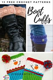 A quick and popular gift item, these easy knit boot cuffs are knit in the round on double point needles or with a long circular using the magic if you love this pattern , you may also like our free simple cable knit boot cuffs pattern. Free Boot Cuff Patterns For Crochet By Fiberartsy Com