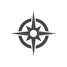 Black And White Compass Logo Compass Icon Vector Simple Vector Icon Spon Icon Compass Simple Vector Ad Compass Icon Icon Compass
