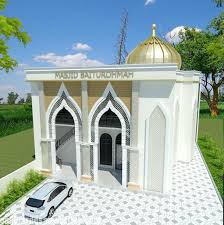 Desain rumah ini tampak sederhana dan minimalis. Desain Masjid Minimalis Sederhana Nusagates