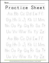 Information sheets contain useful information about a certain entity, group, product, proc. Abcs Dashed Letters Alphabet Writing Practice Worksheet Student Handouts