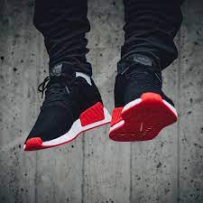 Shop nmd r1 shoes and sneakers in the official adidas online store. Adidas Nmd R1 Black Red 2017 By Solebox Sneakers Men Fashion Adidas Nmd Pink Addidas Shoes