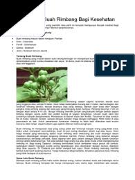 Check spelling or type a new query. 75 Manfaat Buah Rimbang Bagi Kesehatan Pdf