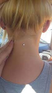 Good Snap Shots Dermal Piercing Nape Thoughts Skin Piercings Are Usually Also Called Single Point Piercings For Derma Dermal Piercing Dimple Piercing Piercing