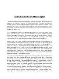 While many apply for a master's degree, it is a strong cv which makes you stand out from the rest of the applicants. Motivational Letter For Master Degree Academic Degree Master S Degree