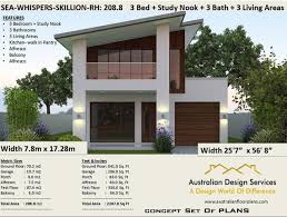 Maybe you would like to learn more about one of these? Narrow Skillion Roof House Plans Rh 208 M2 2247 Sq Feet Etsy