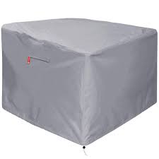 Camplux 30 inch fire pit table, ceramic tabletop propane gas fire table, 50,000 btu, wicker steel surface, outdoor square fire pit with lid and lava rocks 4.1 out of 5 stars 30 $259.99 $ 259. Gas Fire Pit Cover Square Premium Patio Outdoor Cover Heavy Duty Fabric With Pvc Coating 100 Waterproof Anti Crack Fits For 30 Inch 31 Inch 32 Inch Fire Pit Table Cover 32 L X 32 W X 24 H Gray
