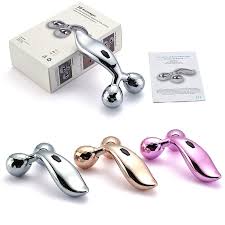 V Face Lift Facial Massager 3d Roller Massage Instrument Beauty Tighten Skin Body Shaping Relaxation Thin Face Lift Tool Massage Roller Facial Massage Facial Roller