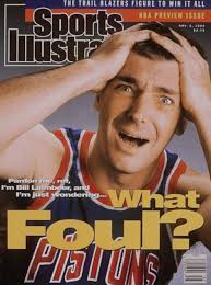 1990 Sports Illustrated cover of Bill Laimbeer