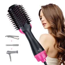 Round hair brush blow dry drying boar bristle 53mm large round barrel. Electric Hot Comb Detangling Hair Brush Blow Dryer Hair Straightener Curl Comb Negative Ion Ghd One Step Revlon Hair Dryer Shopee Malaysia