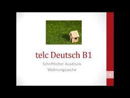 Schriftlicher ausdruck (schreiben eines briefes). Telc Deutsch B1 Schreiben Wohnungssuche Youtube