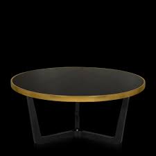 Coaster 720218 cuppuccino glass top coffee table with stool. Buy Treviso Black Gold Coffee Table Online In India