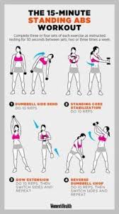 Add These Fitness Tips To Your Day Fitness Tips More Info Could Be Found At The Image Url Fitnessprogr 15 Minute Workout Standing Ab Exercises Exercise