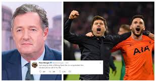 Arsenal Fan Piers Morgan S Tweet Goes Viral After Tottenham Comeback