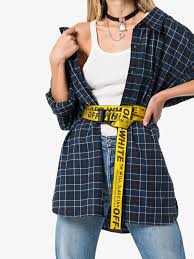 Off White Industrial Logo Belt