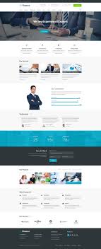 Finaco Finance Corporate Psd Template Finance Business Finance Web Development Design