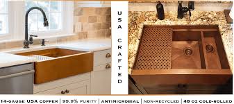 custom copper sinks usa handcrafted