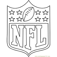 The national football league, abbreviated as nfl, is an association of professional football teams, active in the united states. Nfl Coloring Pages For Kids Printable Free Download Coloringpages101 Com