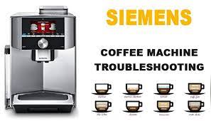 Have control over every aspect of your coffee, from the bean grinding, the strength of the coffee and even your milk temperature and texture. Siemens Coffee Machine Troubleshooting Siemens Is Not Working Not Brewing