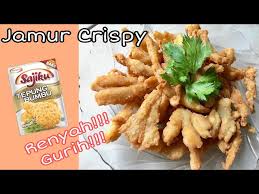 Cara membuat ayam crispy kini dapat anda lakukan dirumah. Jamur Crispy Renyah Dan Tahan Lama Jamur Crispy Tepung Sajiku Resep Jamur Crispy Mudah Di Buat Litetube