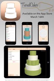 We Re Proud To Announce That Tieredcaker 2 0 Will Be Available On The App Store Starting March 16th Cake Business Cake Decorating Tutorials Baking Business