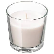 Sinnlig Duftkerze Im Glas Susse Vanille Naturfarben Heute Noch Bestellen Ikea Deutschland Scented Candles Tea Lights Glass