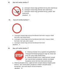 Soal Ujian Sim A Umum