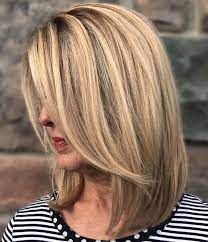 60 Most Prominent Hairstyles For Women Over 40 Long Bob Blonde Hair Styles Thick Hair Styles