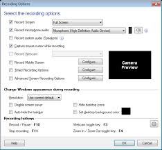 Puoi usare un registratore gratuito, come camstudio o questi programmi possono registrare lo schermo del pc gratis, ma il numero di formati di output in queste app è generalmente piuttosto limitato; My Screen Recorder Pro A Schermo Intero