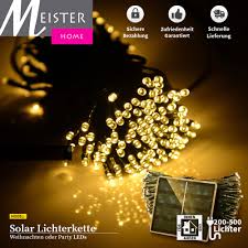 Bei solarleuchten mit innenliegendem solarpaneel kann dies durch den temperaturunterschied am morgen vorkommen. Solar Lichterkette 200 500 Led Solarleuchte Weihnachten Aussenbeleuchtung Home Meisterhome
