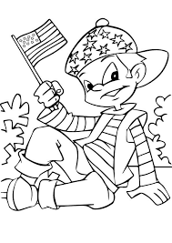 Coloring pages and crayons let. Free Printable 4th Of July Coloring Pages