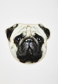 pug life face towel