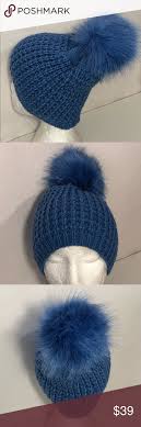 Kyi Kyi Canada Faux Fur Pompom Waffle Knit Beanie In 2020 Knit Beanie Waffle Knit Cozy Knits