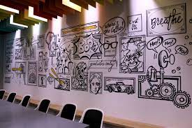 It's also a sweet addition to a playroom for the budding traveler. 120 æ´»åŠ¨å®¤ Ideas Wall Graphics Office Mural History Wall