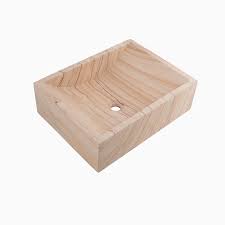 bathroom vessel sink, rectangle