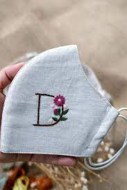 Check out our letter v embroidery selection for the very best in unique or custom, handmade pieces from our shops. Alphabet Hand Embroidered Linen Face Mask With Filter Pocket Etsy Hand Embroidery Patterns Flowers Modern Hand Embroidery Patterns Hand Embroidery Art